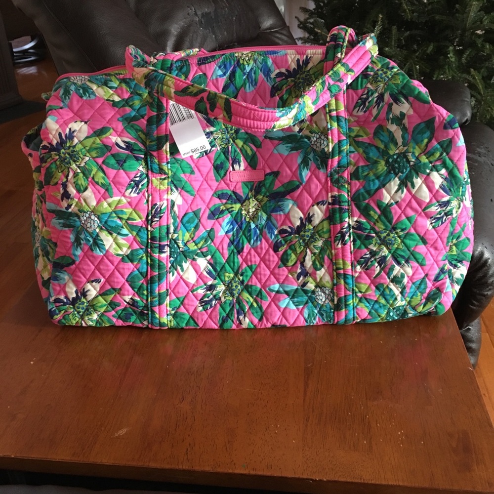 Summer travel large duffel tropical paradise